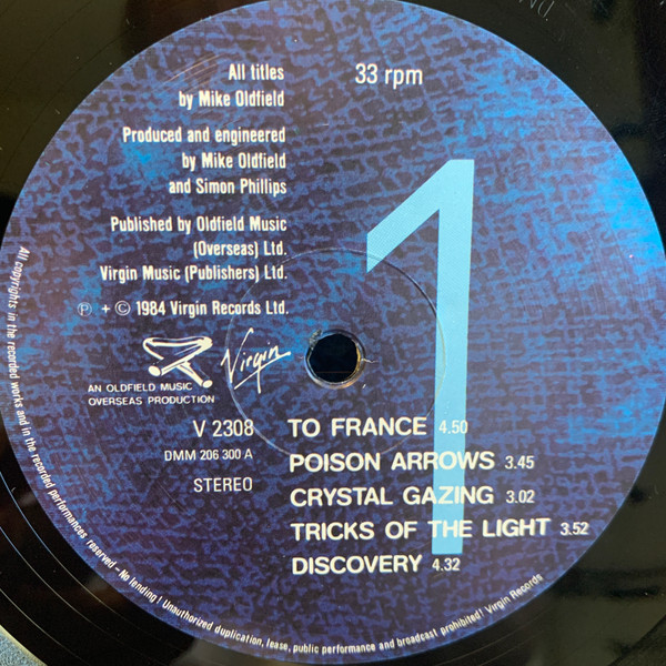 Mike Oldfield - Discovery | Virgin (V 2308) - 3