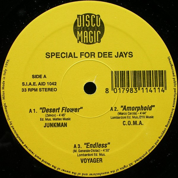 Various - Special For Dee Jays | Discomagic Records (AID 1042)