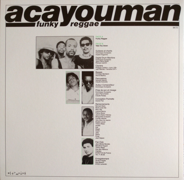 Acayouman - Funky Reggae | BeauMonde Records (BM1701) - 2