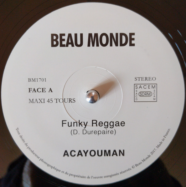 Acayouman - Funky Reggae | BeauMonde Records (BM1701) - 3
