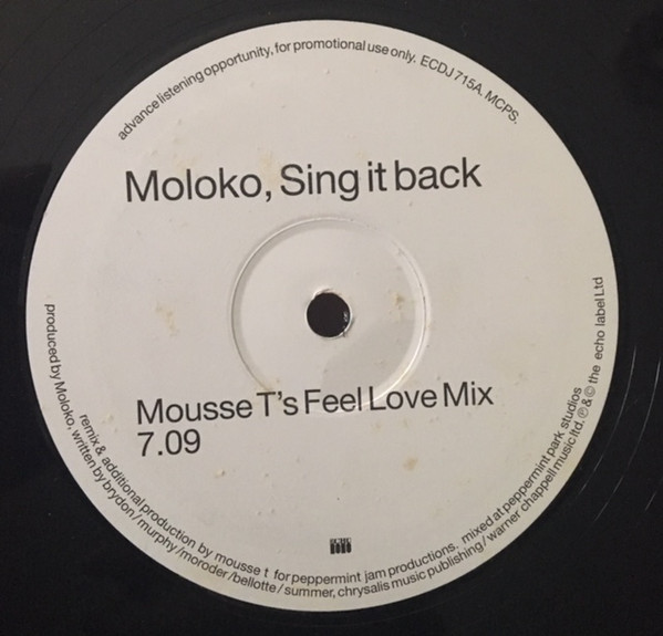 Moloko - Sing It Back | Echo (ECDJ715)