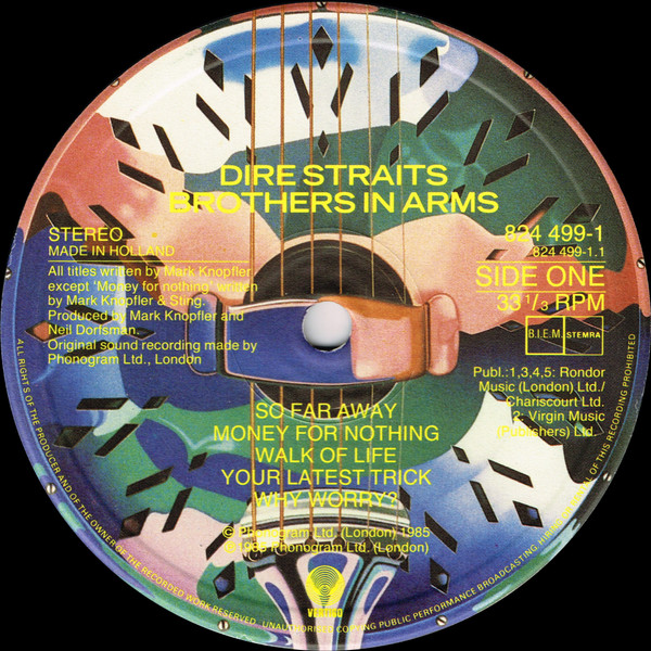 Dire Straits - Brothers In Arms | Vertigo (824 499-1) - 2