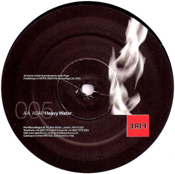 ASAP - Firebird / Heavy Water | Fire (ERIF005) - 3