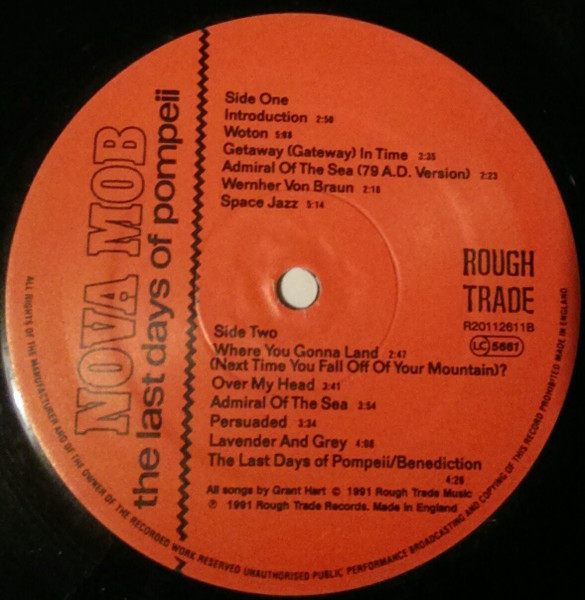 Nova Mob - The Last Days Of Pompeii | Rough Trade (R20812611) - 3