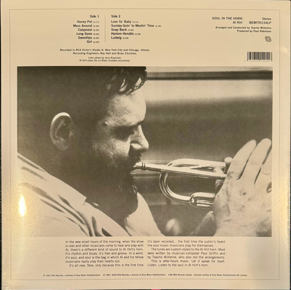 Al Hirt - Soul In The Horn | Be With Records (BEWITH154LP)