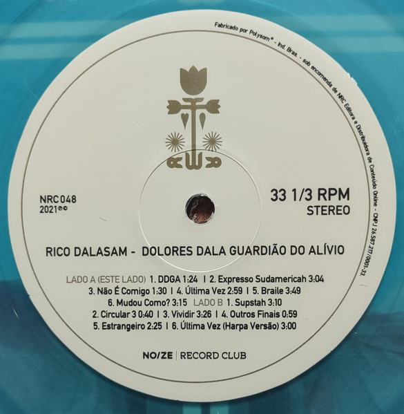 Rico Dalasam - Dolores Dala Guardião Do Alívio | Noize Record Club (NRC048) - 3
