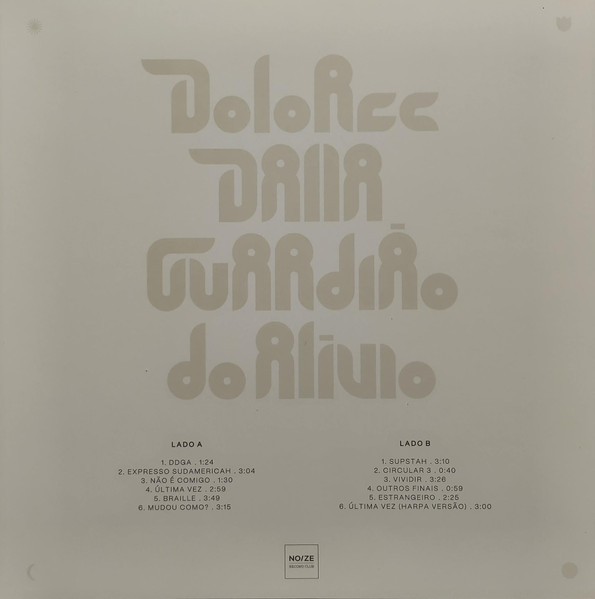 Rico Dalasam - Dolores Dala Guardião Do Alívio | Noize Record Club (NRC048) - 2