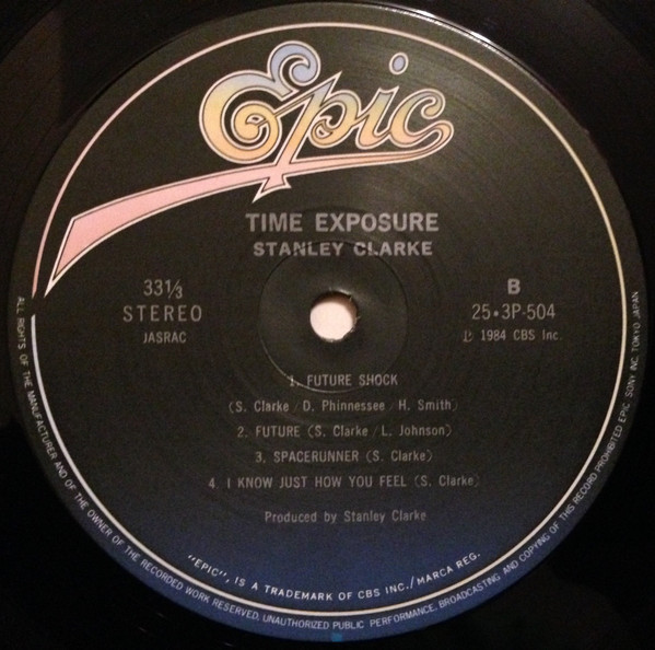 Stanley Clarke - Time Exposure | Epic (25·3P-504) - 4 Stanley Clarke - Time Exposure | Epic (25·3P-504) - 4