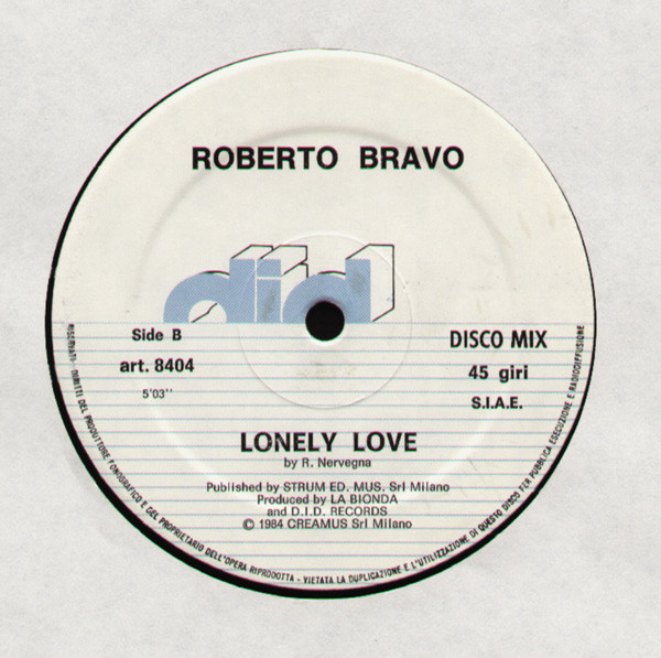 Robert Bravo - Love Me Like I Do | Did Records (ART 8404) - 4 Robert Bravo - Love Me Like I Do | Did Records (ART 8404) - 4