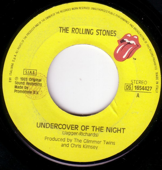 The Rolling Stones - Undercover Of The Night | Rolling Stones Records (06 1654427) - 2