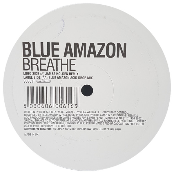 Blue Amazon - Breathe | Subversive (SUB 61T) - 4
