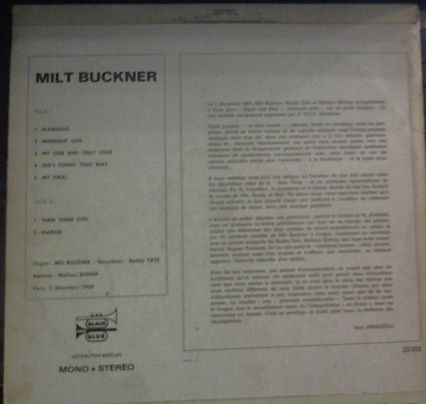 Milt Buckner - Them Their Eyes | Black And Blue (33.013) - 4