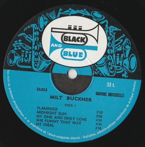 Milt Buckner - Them Their Eyes | Black And Blue (33.013) - 2