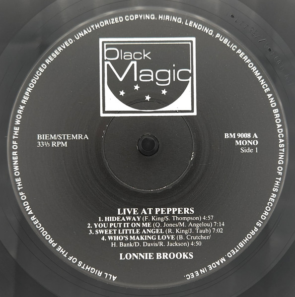 Lonnie Brooks - Live At Peppers | Black Magic Records (9008) - 3 Lonnie Brooks - Live At Peppers | Black Magic Records (9008) - 3