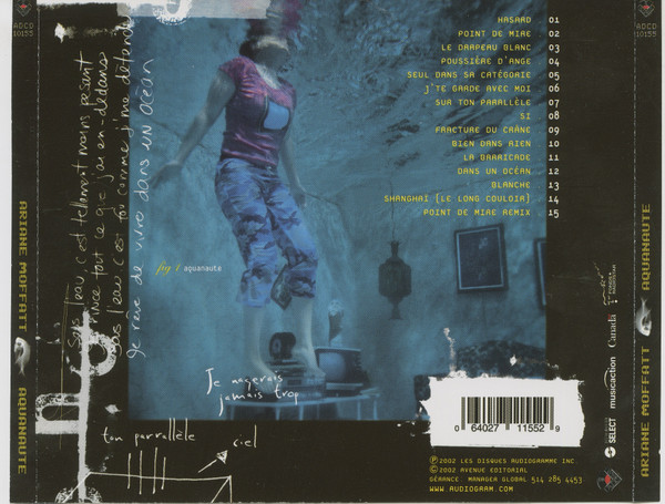 Ariane Moffatt - Aquanaute [CD] | Audiogram (ADCD 10155) - 2