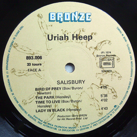 Uriah Heep - Salisbury | Bronze (893.006) - 4