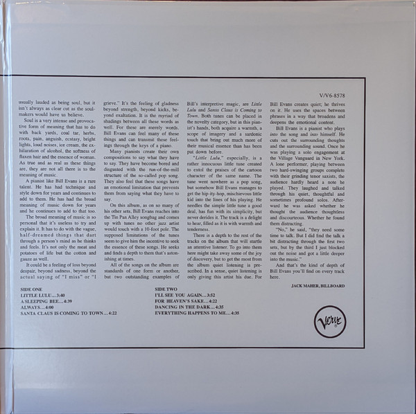 Bill Evans - Trio 64 | Verve Records (B0033123-01) - 2 Bill Evans - Trio 64 | Verve Records (B0033123-01) - 2