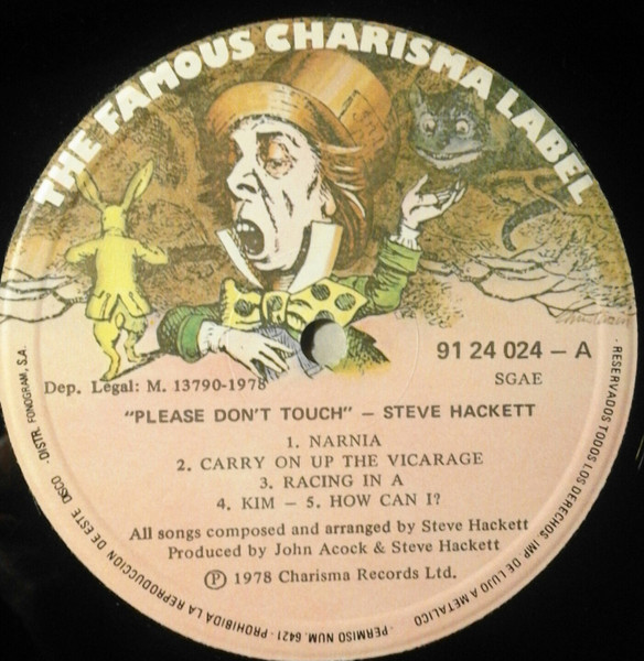Steve Hackett - Please Don't Touch! | Charisma (91 24 024) - 3