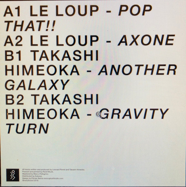 Le Loup / Takashi Himeoka - Machine Learning | BinarySound (BNSD003) - 2