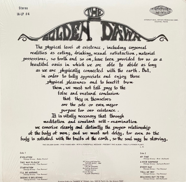 The Golden Dawn - Power Plant | International Artists (IA-LP #4) - 2