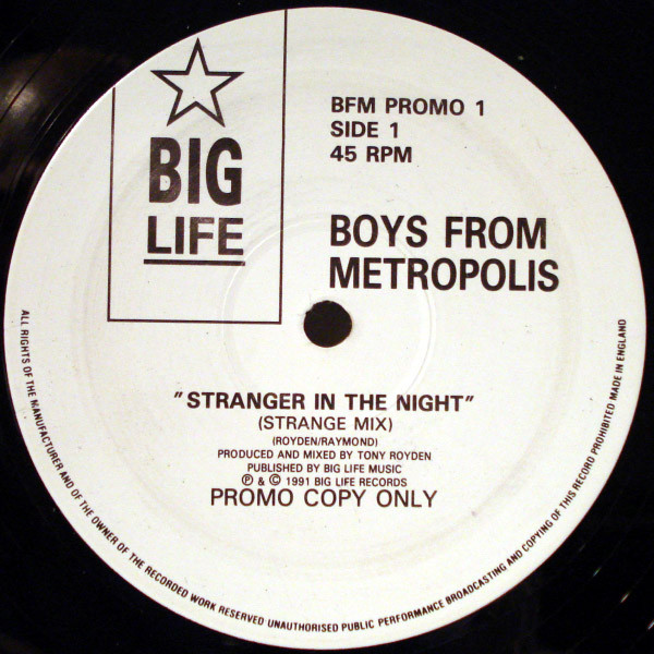 Boys From Metropolis - Stranger In The Night | Big Life (BFM PROMO 1) - main