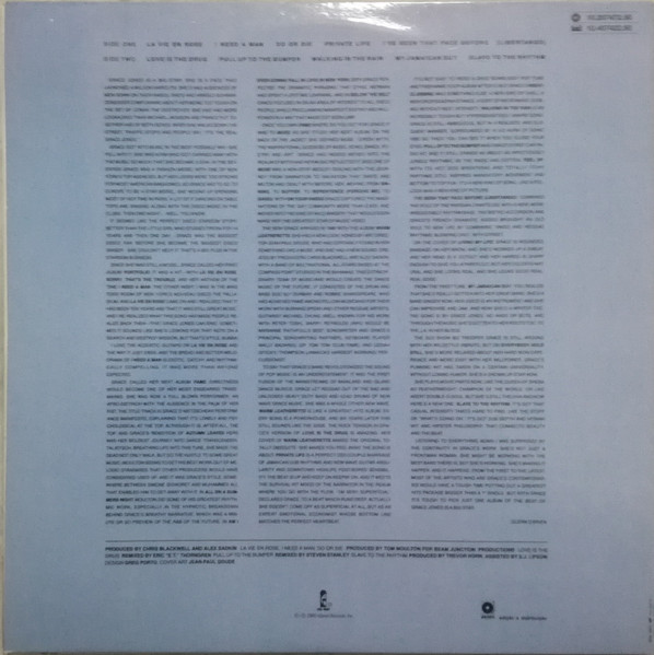 Grace Jones - Island Life | Island Records (10.207472.50) - 2