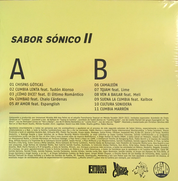 Amantes del Futuro - Sabor Sónico II | La Roma Records (LRR-LP019) - 2