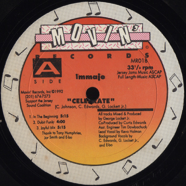 Immaje - Celebrate | Movin' Records (MR018) Immaje - Celebrate | Movin' Records (MR018)