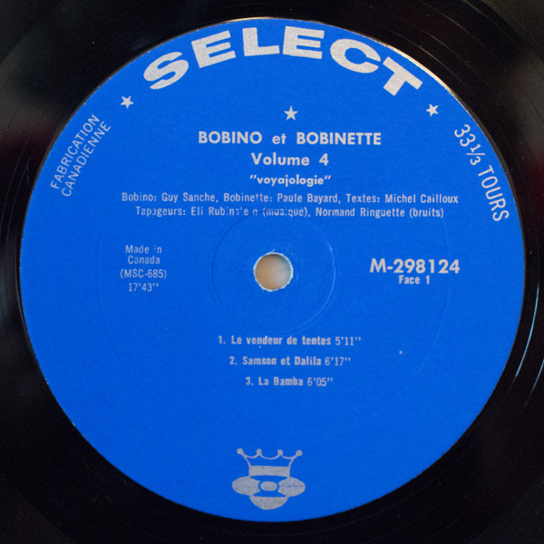 Bobino Et Bobinette - Vol. 4 : « Voyajologie » [Vinyl] | Select (M-298.124) - 4