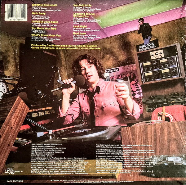 Steve Carlisle - Sings WKRP In Cincinnati | MCA Records (MCA-5304) - 2