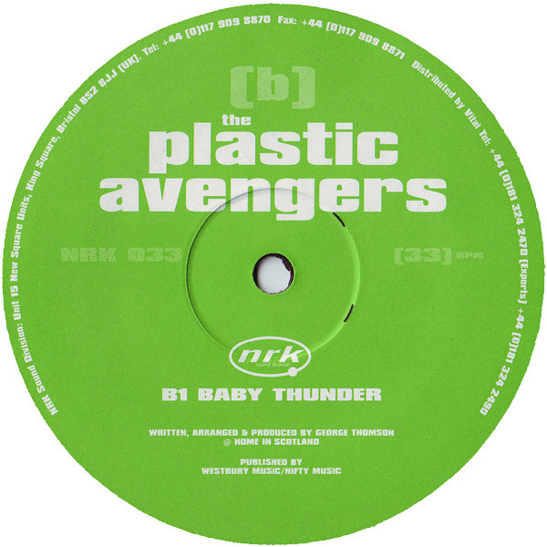 The Plastic Avengers - Troubles / Baby Thunder | NRK Sound Division (NRK 033) - 4