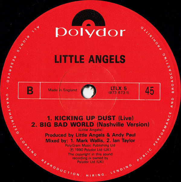 Little Angels - Kicking Up Dust | Polydor (LTLX 5) - 4 Little Angels - Kicking Up Dust | Polydor (LTLX 5) - 4