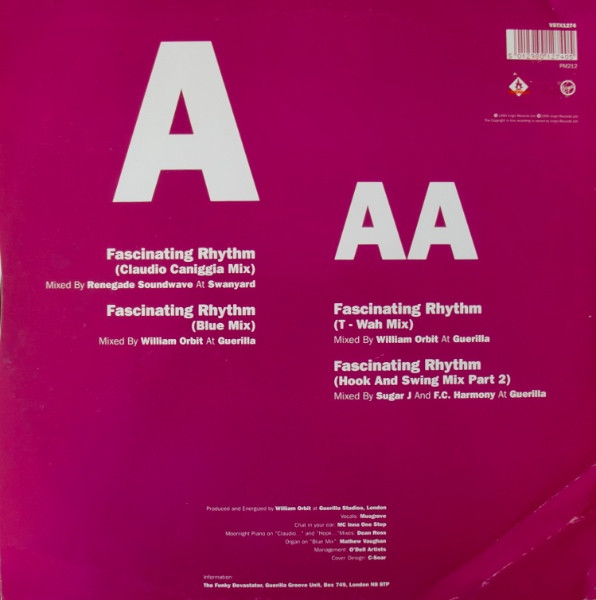 Bassomatic - Fascinating Rhythm (Renegade Remix) | Virgin (VSTX 1274) - 2