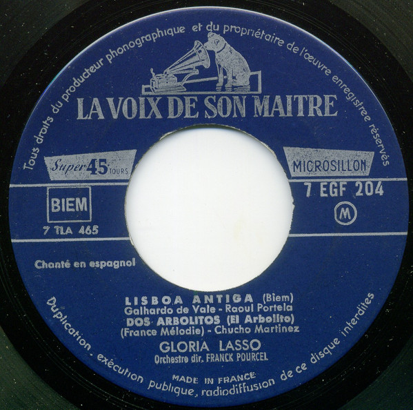 Gloria Lasso - 5 - Lisboa Antiga | La Voix De Son Maître (7 EGF 204) - 4