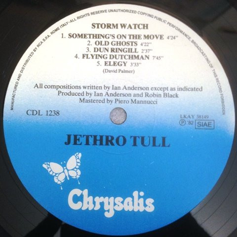 Jethro Tull - Stormwatch | Chrysalis (CDL 1238) - 4