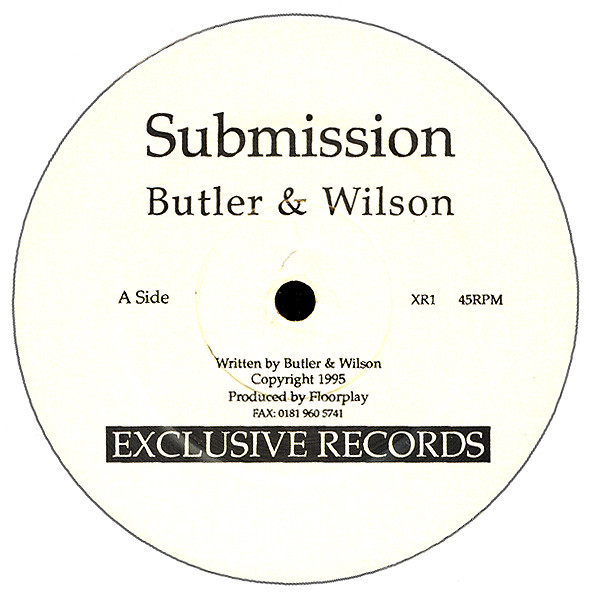 Butler & Wilson - Submission / I Submit | Exclusive Records (XR1) - main