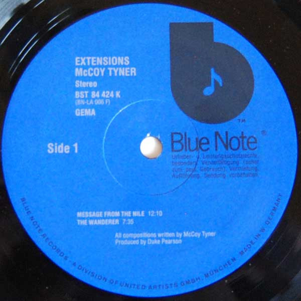 McCoy Tyner - Extensions | Blue Note (84 424 K) - 3