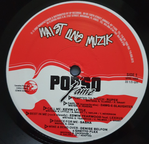 Various - Popso Jamz | Waist Line Muzik (VPRL 1684) - 3