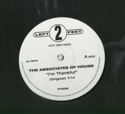 The Associates Of House - I'm Thankful | 2 Left Feet (FT 005) - main