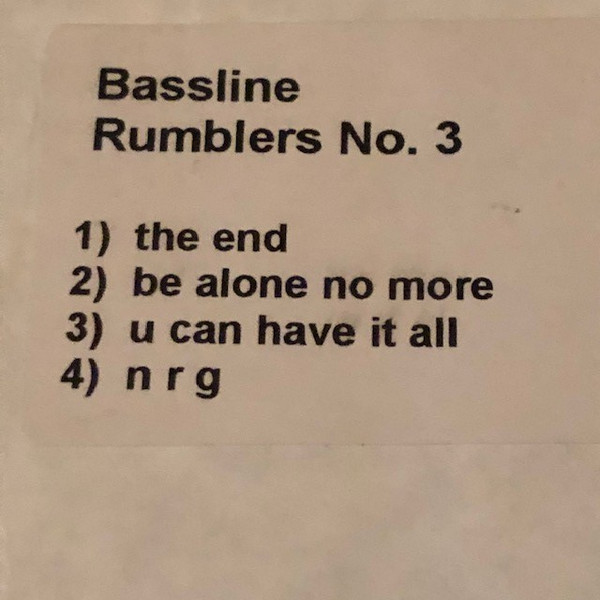 Various - Bassline Rumblers No. 3 | Bassline Rumblers (BRO 3) - main Various - Bassline Rumblers No. 3 | Bassline Rumblers (BRO 3) - main