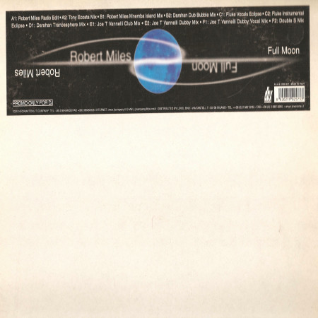 Robert Miles - Full Moon | DBX Records (DBX 057)