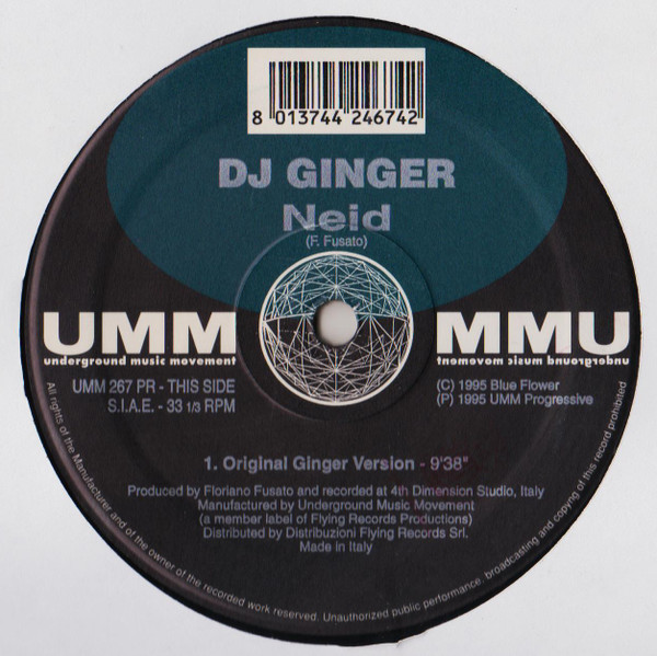 DJ Ginger - Neid | UMM (UMM 267 PR)