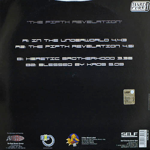 Armageddon Project - The Fifth Revelation E.P. | D-Boy Black Label (Sorl DB 117) - 2