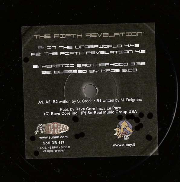 Armageddon Project - The Fifth Revelation E.P. | D-Boy Black Label (Sorl DB 117) - 4