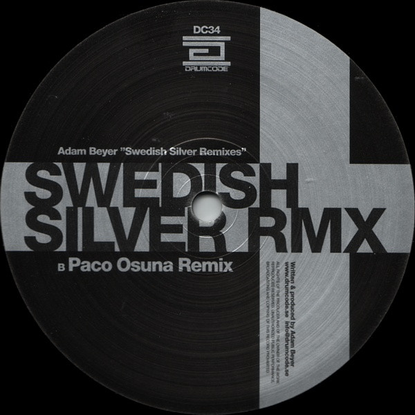 Adam Beyer - Swedish Silver Rmx | Drumcode (DC34)