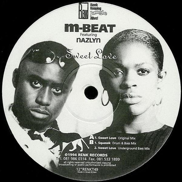 M-Beat Featuring Nazlyn - Sweet Love | Renk Records (12"RENKT49) - 3