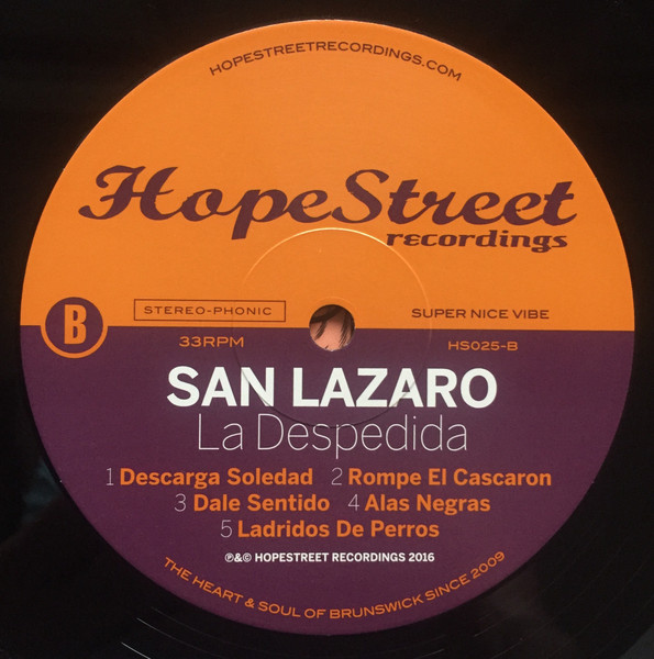 San Lazaro - La Despedida | Hopestreet Recordings (HS025) - 4