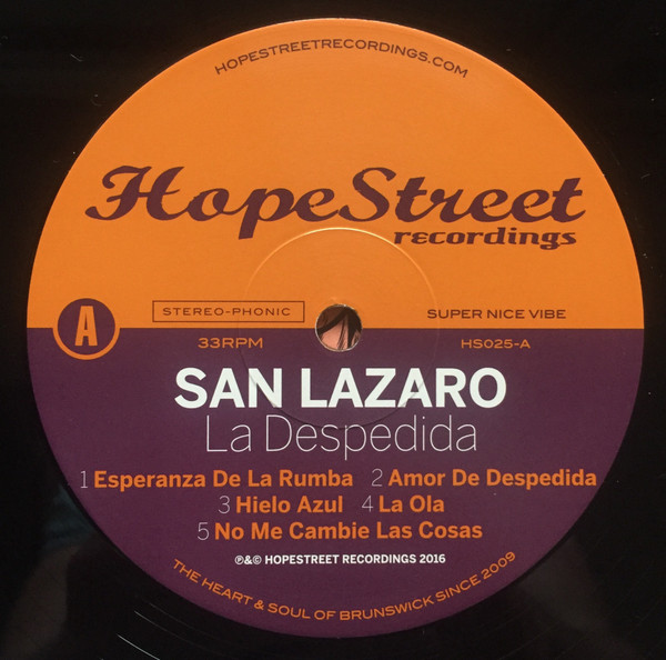 San Lazaro - La Despedida | Hopestreet Recordings (HS025) - 3