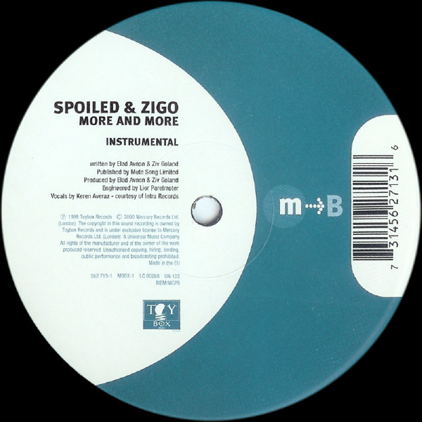 Spoiled & Zigo - More And More | M-Bargo (MGOX-1) - 2
