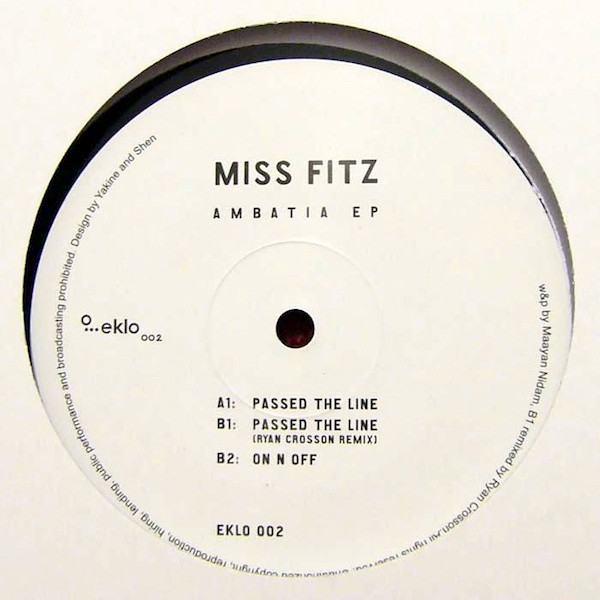 Miss Fitz - Ambatia EP | Eklo (EKLO 002)
